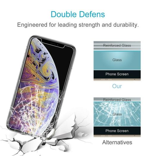 For Apple iPhone XS  Tempered Glass Screen Protector Guard Film - FHT01IPTG