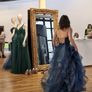 Midnight Blue Hollywood ballroom style dress Image 3