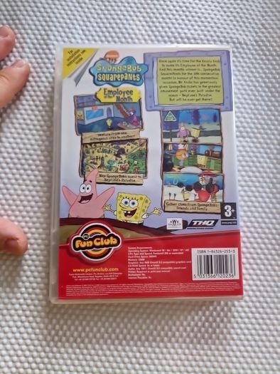Sponge Bob Square Pants Employee of the Month Pc cd rom games Original