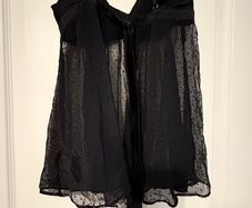 M&S Black lace lingerie/nightgown size XS