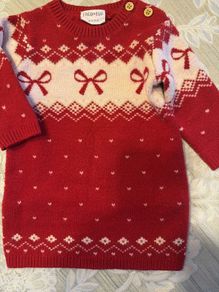 baby girl Christmas dress 0-3