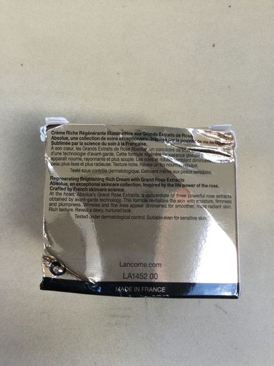 Lancome absolue rich cream refill new damaged box 60ml