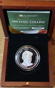 !!!Price Dr!!!Irish Silver Proof Coin Set Michael Collins
