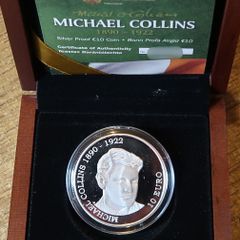 !!!Price Dr!!!Irish Silver Proof Coin Set Michael Collins
