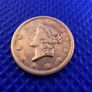 Rare 1853 Gold 1 Dollar Liberty, Type 1 Coin Image 2