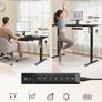 Electric Desk Height Adjustable Standing Desk 160 x 80 cm Image 3