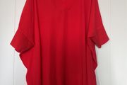 Adolfo Dominguez Red Top Size M Fits 14/16