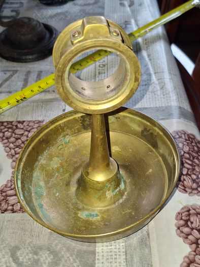 Antique Brass Napkin Holder. 1940s, Postage Available or Collection