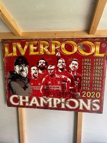 Liverpool FC Metal Sign