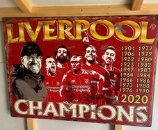 Liverpool FC Metal Sign