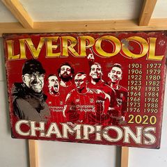 Liverpool FC Metal Sign