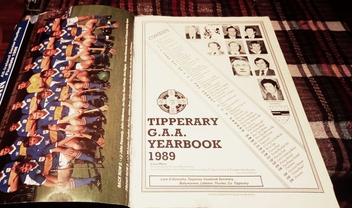 1989. Tipperary G A A. Year Book. 1989