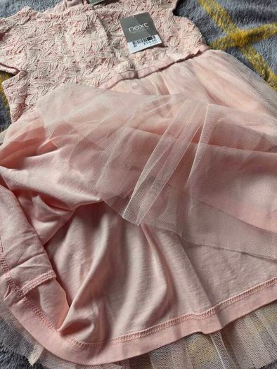 2-3years, With Tags Next Toddler Floral Lace & Tulle Dress