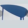 Ikea small blue table Image 3