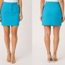 Turquoise mini skirt size 10 Image 3
