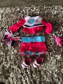Our Generation Cheerleader Outfit Set, Shoes, Pom-Poms & Storybook