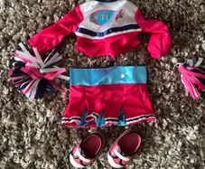 Our Generation Cheerleader Outfit Set, Shoes, Pom-Poms & Storybook