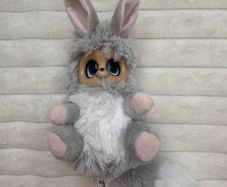 Bush Baby World Dreamstars Soft Mimi Easter bunny Used Left ear almost NOT mooving approx. 12 cm. Please see photos