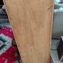 Vintage wall mirror in a green gold trimmed frame 1950s Image 5