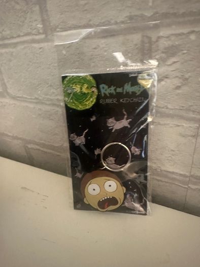Rick and Morty pvc keyring