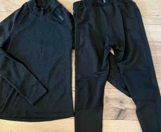 Boys girls thermal base layer leggings and top 5-7 years old