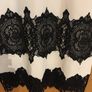 KAREN MILLEN Ivory & Black Lace Midi Dress Image 6