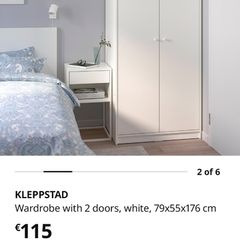 IKEA white wardrobe