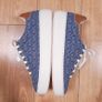 Michael Kors Blue Denim MK Monogram Print Low Top Trainers 8US/6UK/39EU Image 7
