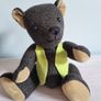 Celtic Ted Teddy Bear by Celtic Tweed, Ireland. Image 2