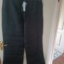 Linen look trousers Image 3