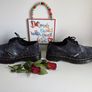 Dr Martens 1461 Bex Pleasures black grey shoes 3 eye Tie Dye Poly UK5 EU38 US7 Image 9