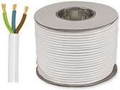 3 x 2.5 mm White Flex Cable LSF per Meter