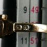 Vintage 9Ct Yellow Gold 375 Amethyst Claddagh Ring size K  1,83g Image 8
