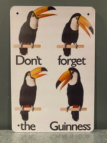 Guinness Tin Metal Sign