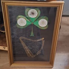 Harp and Shamrock horological collage