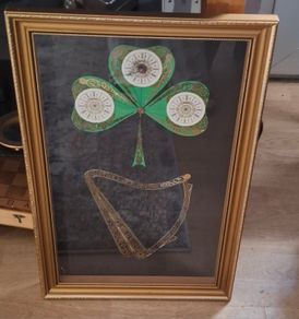 Harp and Shamrock horological collage