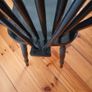 Hand Painted Black Versatile vintage chair Image 5