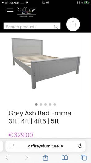 2x Excellent Condition single Ash bed from Caffrey's Furniture