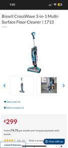 Bissell CrossWave 3-in-1 Multi-Surface Floor Cleaner