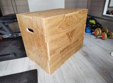 Hit Fitness 3 in 1 Wooden Plyometric Box