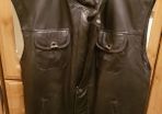 sleaveless leather jacket