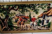 Beautiful framed handmade tapestry