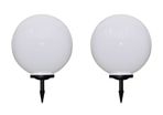 Outdoor Pathway Lamps 2 pcs LED 50 cm with Ground Spike