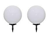 Outdoor Pathway Lamps 2 pcs LED 50 cm with Ground Spike