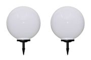 Outdoor Pathway Lamps 2 pcs LED 50 cm with Ground Spike