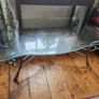 leather Armchair and glass coffee table-must take both Image 2