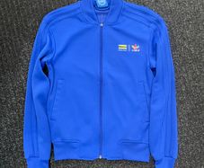 Adidas Zip Up Pharrell Williams Rainbow Collection ROYAL BLUE X-SMALL