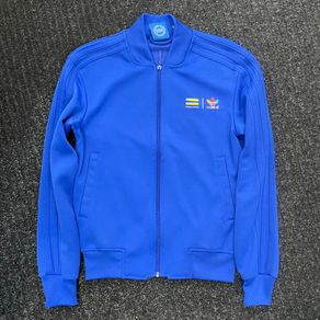 Adidas Zip Up Pharrell Williams Rainbow Collection ROYAL BLUE X-SMALL