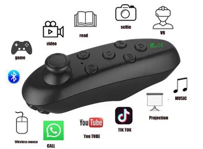 Remote Control Mobile Phone VR Glasses Game Wireless Android Smart Phone Gamepad Remote E-book Page Turning Lever Accessories