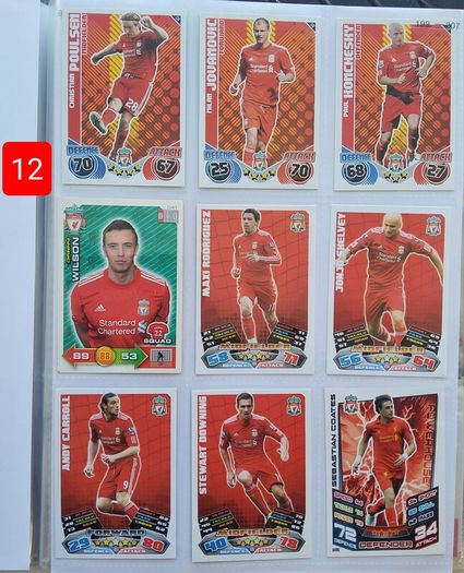 Liverpool Football Cards (116 Players)